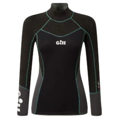 Gill Womens Zentherm Dinghy Wetsuit Kit - Black -Sailing Equipment Store 2020 Gill 5001W BLACK 1