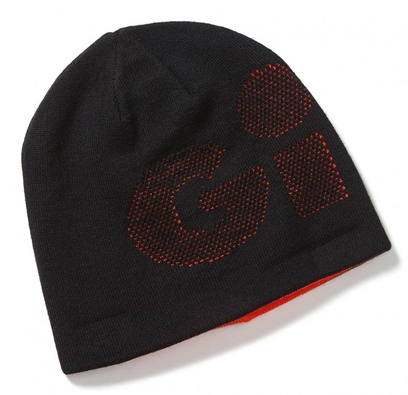 Gill Reversible Knit Beanie - Black/Orange 3 Gill Reversible Knit Beanie - Black/Orange