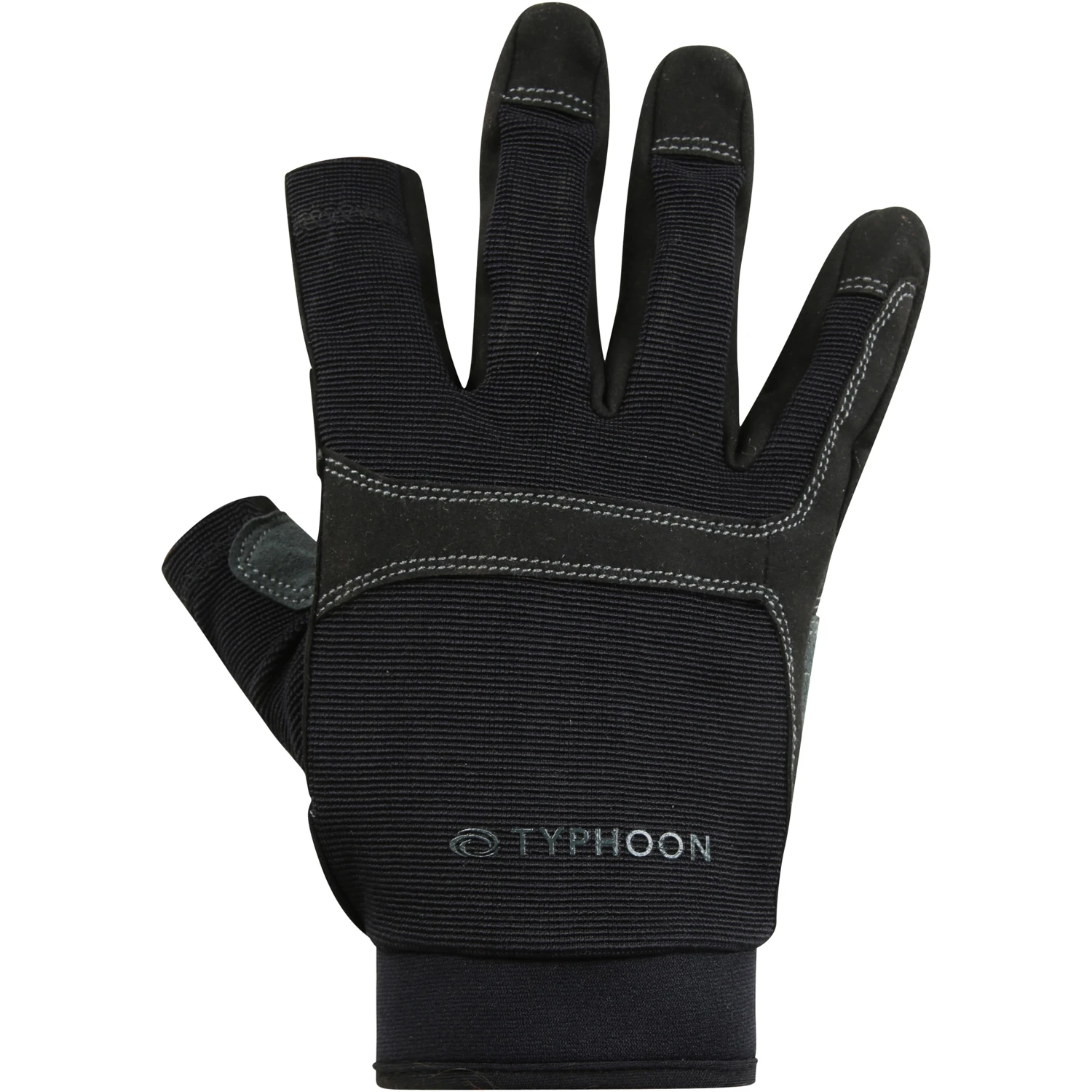 Typhoon Colwyn Full Finger Sailing Gloves - Black 6 Typhoon Colwyn Full Finger Sailing Gloves - Black - Image 4