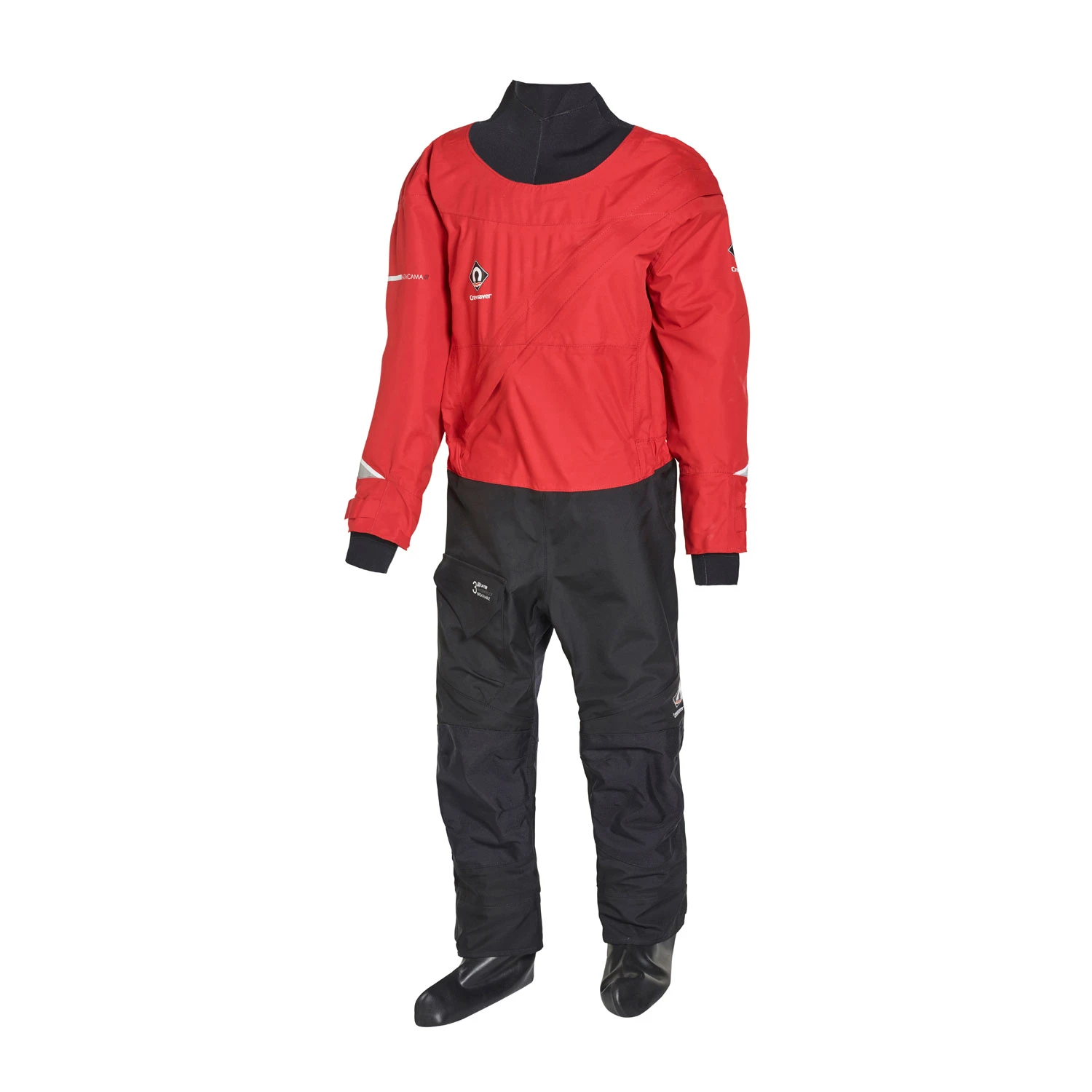 Crewsaver Atacama Junior Drysuit - Black/Red 3 Crewsaver Atacama Junior Drysuit - Black/Red