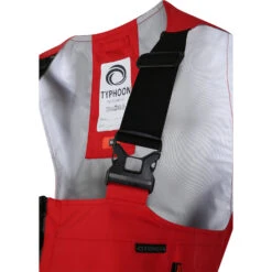 Typhoon TX-3+ Offshore Sailing Trousers - Red -Sailing Equipment Store 2024 Typhoon 430600. TX 3 Offshore Hi Fit red 5 detail