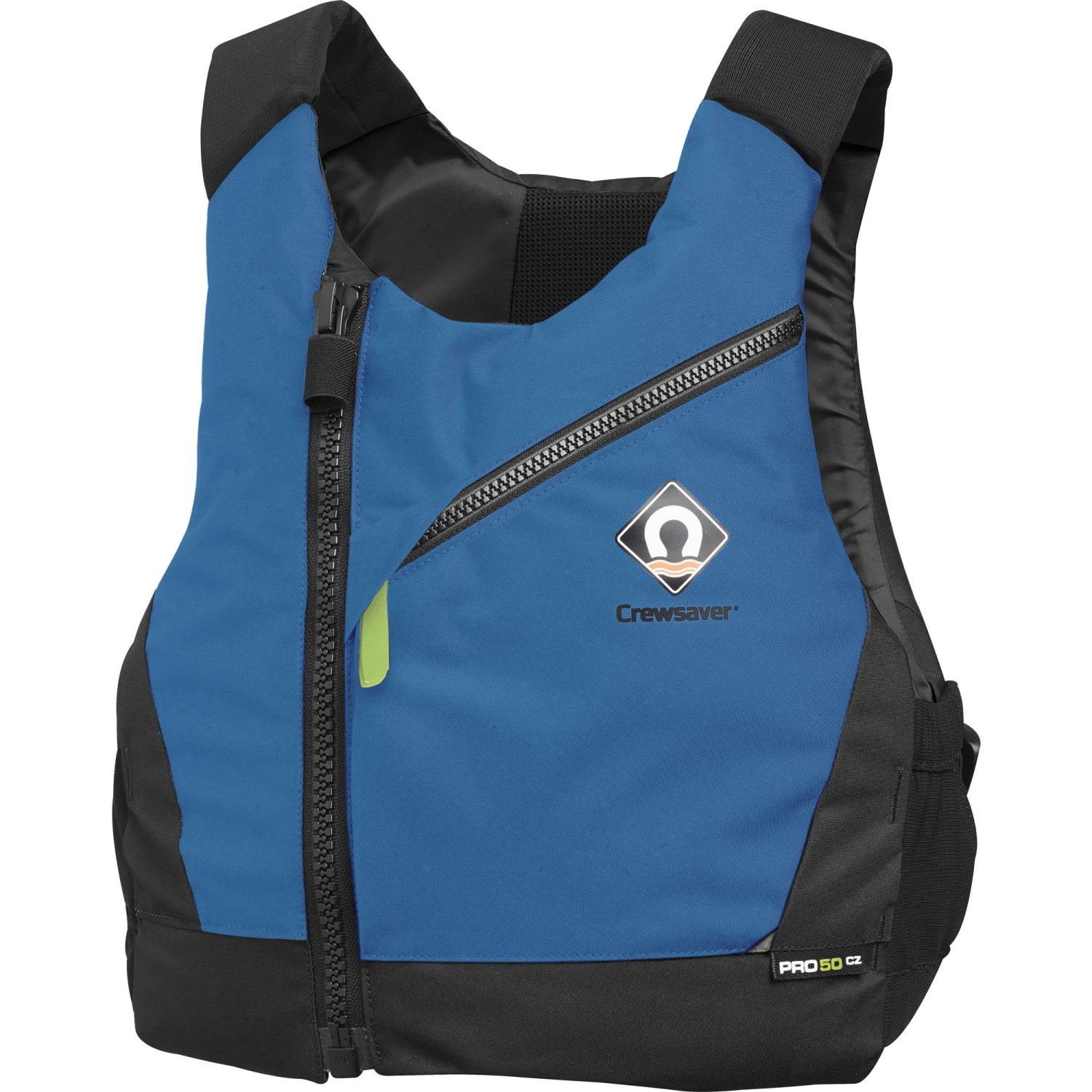 Crewsaver Pro CZ Chest Zip Buoyancy Aid - Blue/Lime 3 Crewsaver Pro CZ Chest Zip Buoyancy Aid - Blue/Lime