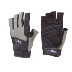 Gul Winter Short Finger Sailing Gloves - Black/Charcoal