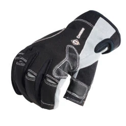 Crewsaver Junior Three Finger Gloves - Black -Sailing Equipment Store crewsaver junior 4 three finger glove 2018 black 3